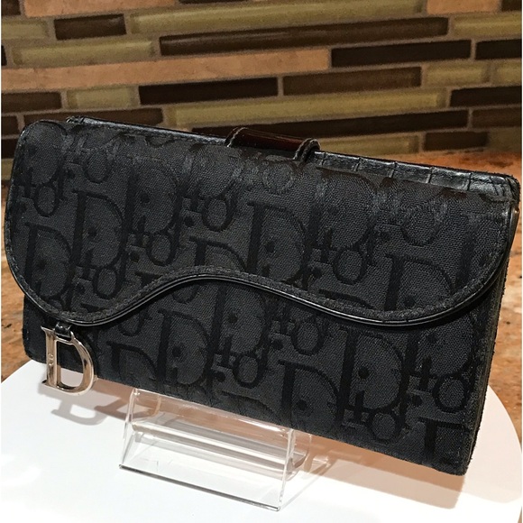 DIOR Signature Saddle Canvas/Leather Wallet ๐๐คโค๏ธโ๐ฅ - Picture 12 of 17